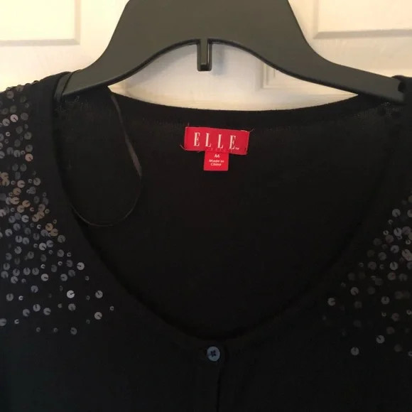 Black Sequin Cardigan - Picture 5 of 5